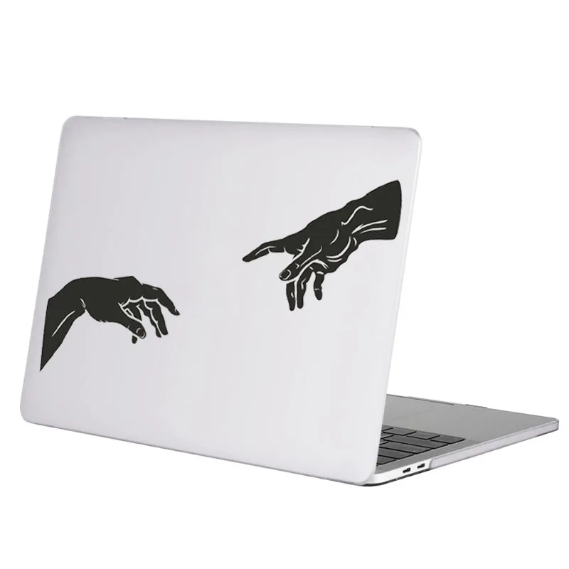 The Creation of Adam Genesis Bible Vinyl Laptop Sticker for Macbook 13 15 Pro Air Retina Mac Cover Skin Notebook Computer Decal