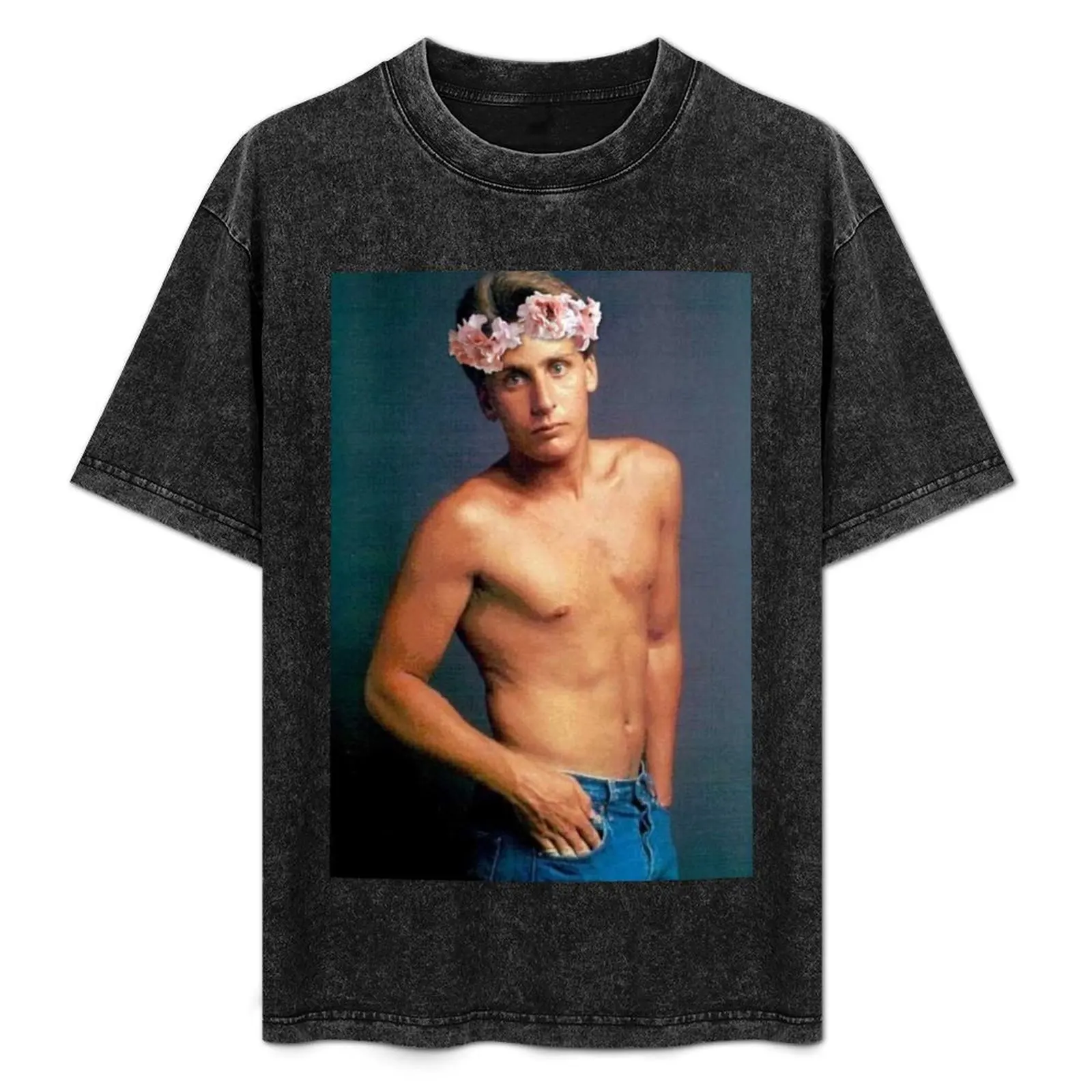 Camiseta Pastel Emilio Estevez, básica, sencilla, informal, de manga corta