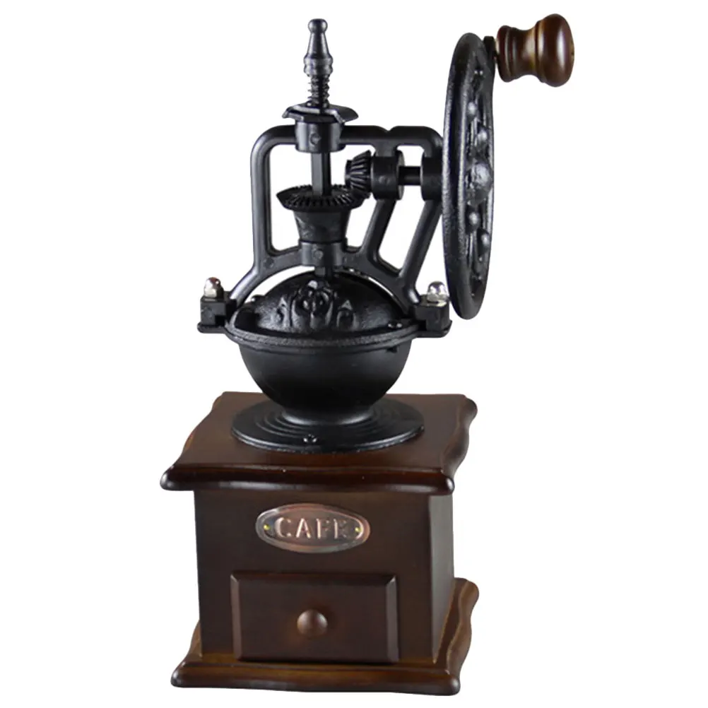 

Manual Wooden Compact Hand Crank For Travel Home Kitchen Small Portable Machines That Grind Beans Hand Coffee Bean
