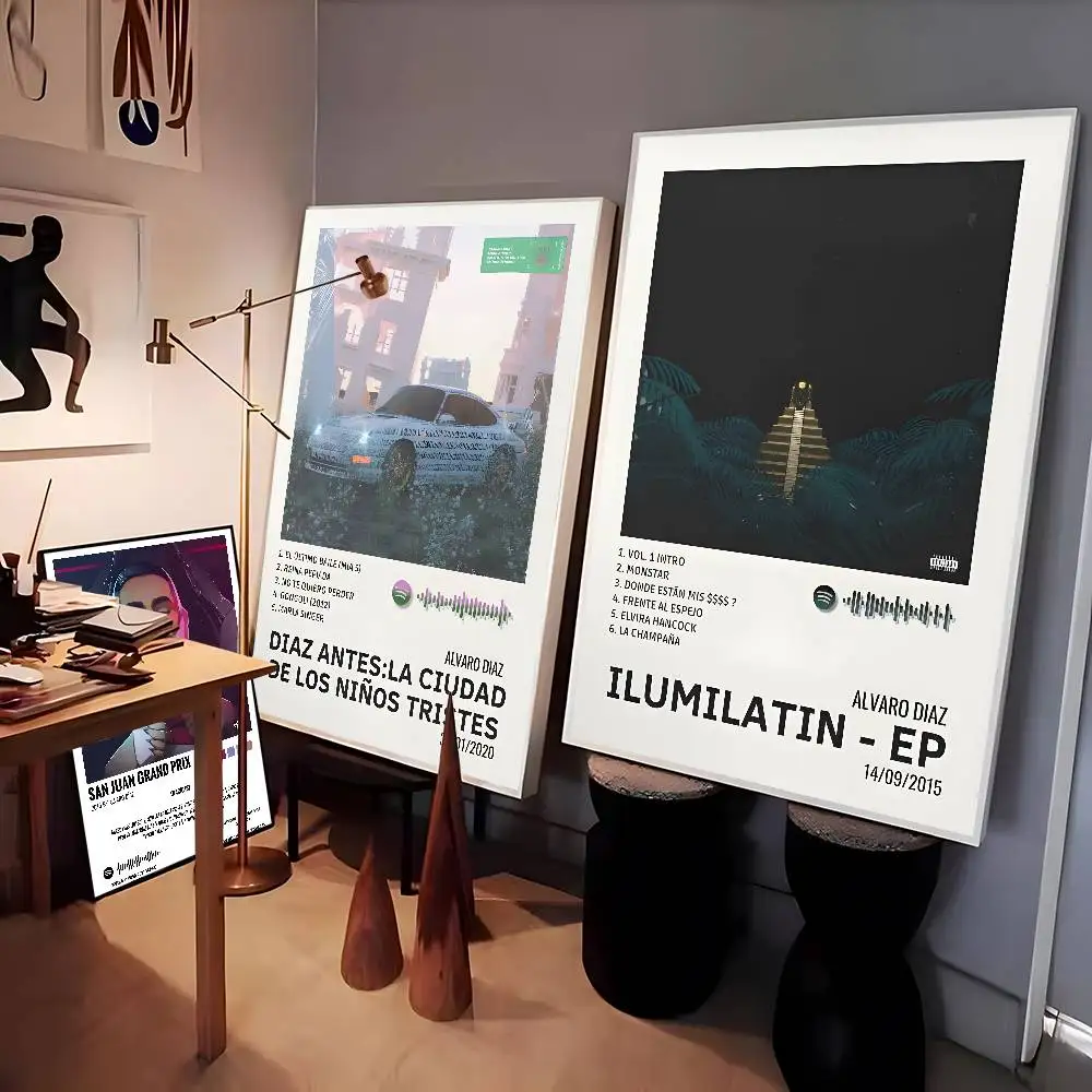 شعبية المغني مغني الراب ألفارو دياز ملصق جودة عالية النوم غرفة المعيشة الجمالية الجدار الديكور اللوحة ملصقات هدية