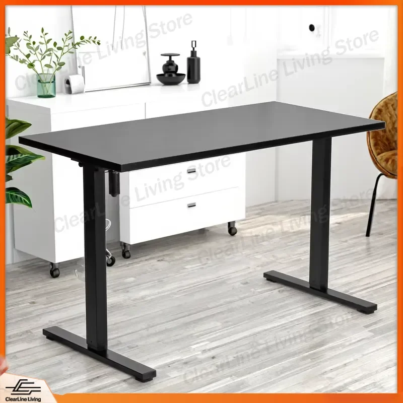 for SAMDI Modern High End Standing Desk Wood and Metal 720 1170mm Height Adjustable DIY Assembly Home Gaming Table