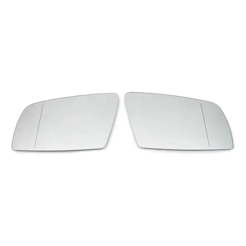 Car Wide Angle Heated Mirror Glass With 4 pins For BMW 5 E60 / E61 (2003-2009) 6 E63 / E64 (2004-2010)