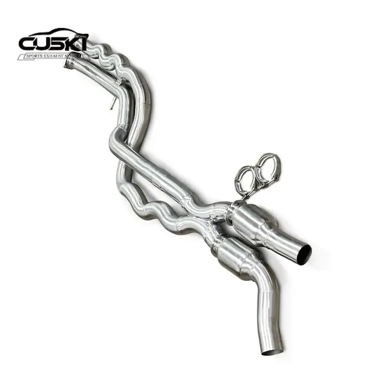 Pertains to BMW M2C/M2 F87 3.0T stainless steeEqual Length Middle Pipe Automotive Exhaust Modification Fittings,Increased power