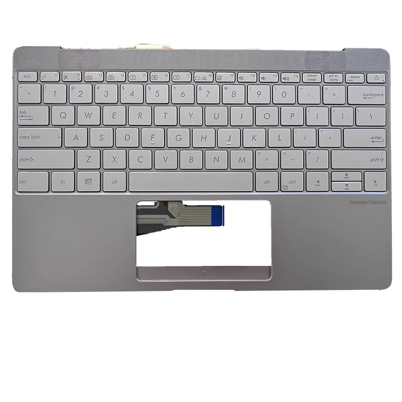 OEM Replacement Gray Palmrest US with Keyboard for ASUS ZenBook 3 UX390 UX390UA UX390CA