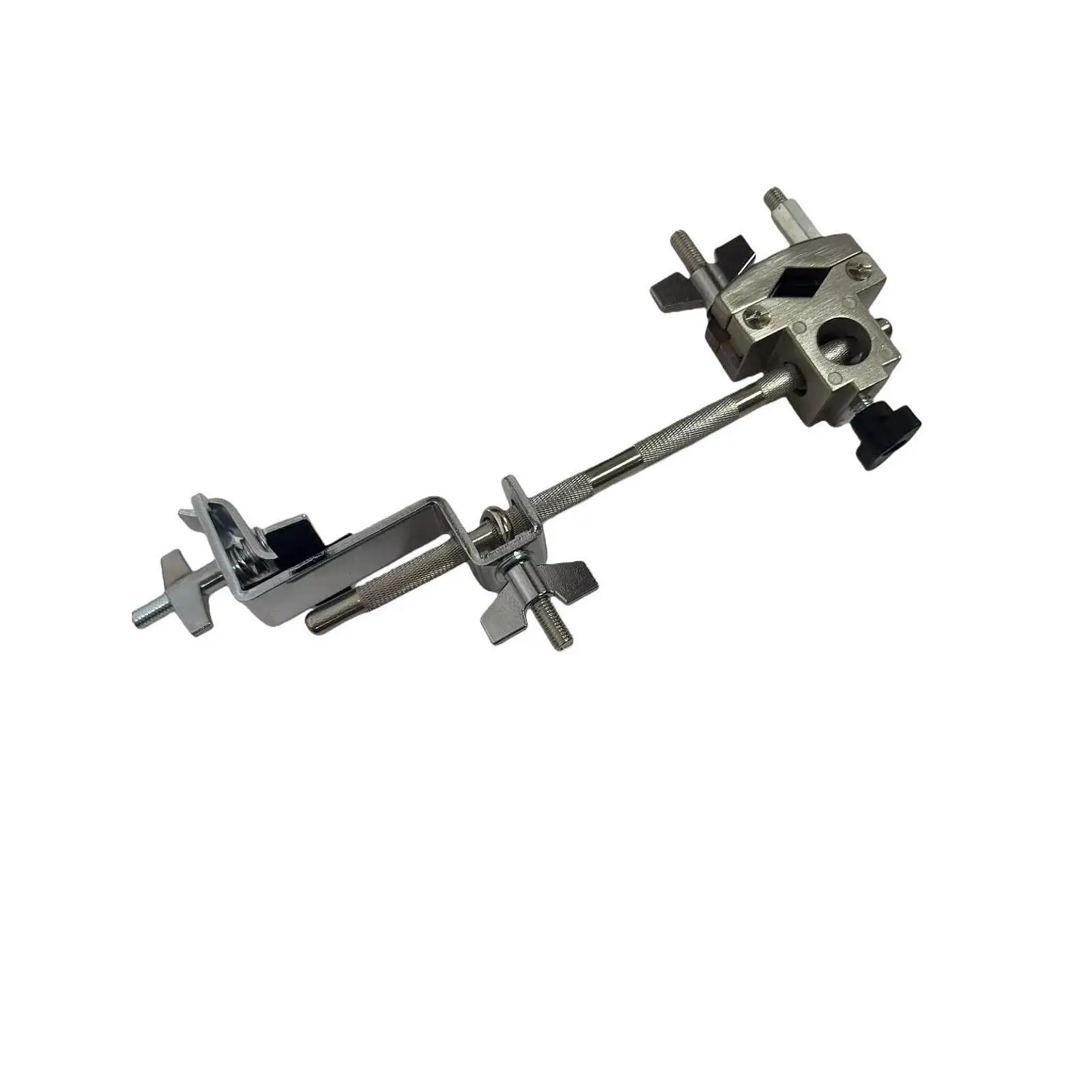 Metal Percussion Clamp Extension Bracket Cymbal Stand Mount Connector Durable Accessory for Electronic Drum Rack Clamp