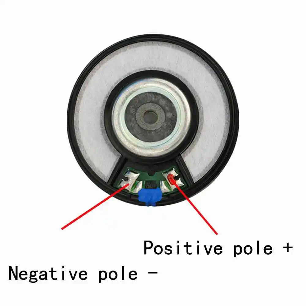 وحدات سماعات QIGOM 50E03 زوج واحد، 50 مم 40Ω 116dB، HIFI عالية الدقة، وحدات سماعات أذن مع حلقة نحاسية، تحليل صوتي جهير
