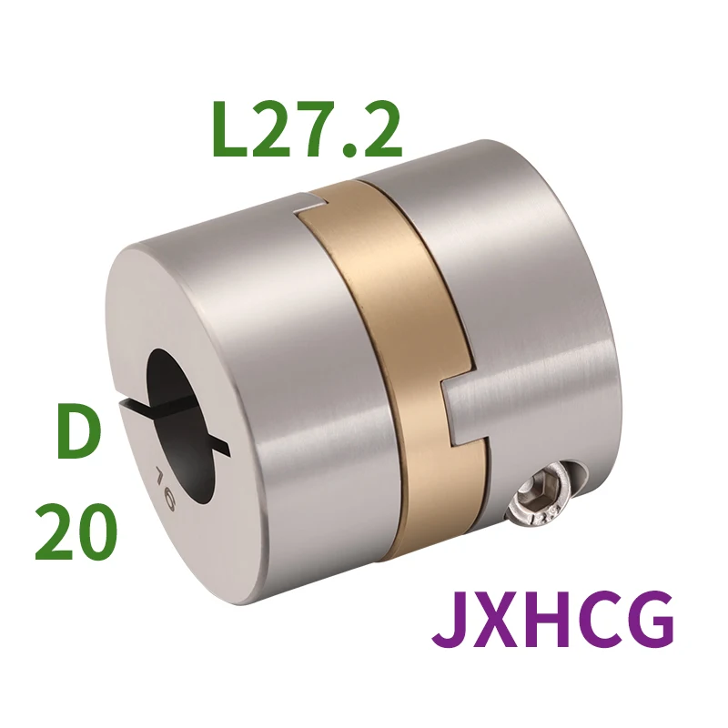 

JXHCGstainless steel D20L27.2cross slider coupling High precision motor rod aluminum bronze pad adjustment eccentric coupling