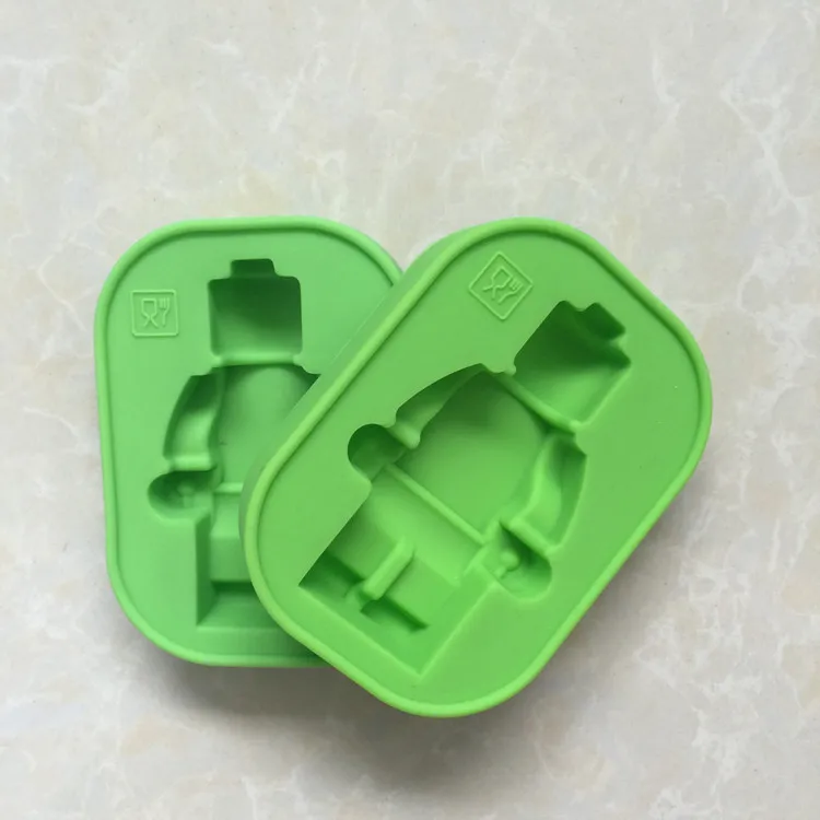 Building Block Series Silicone Chocolate Mold Children's Complementary Food, Single Robot XG660