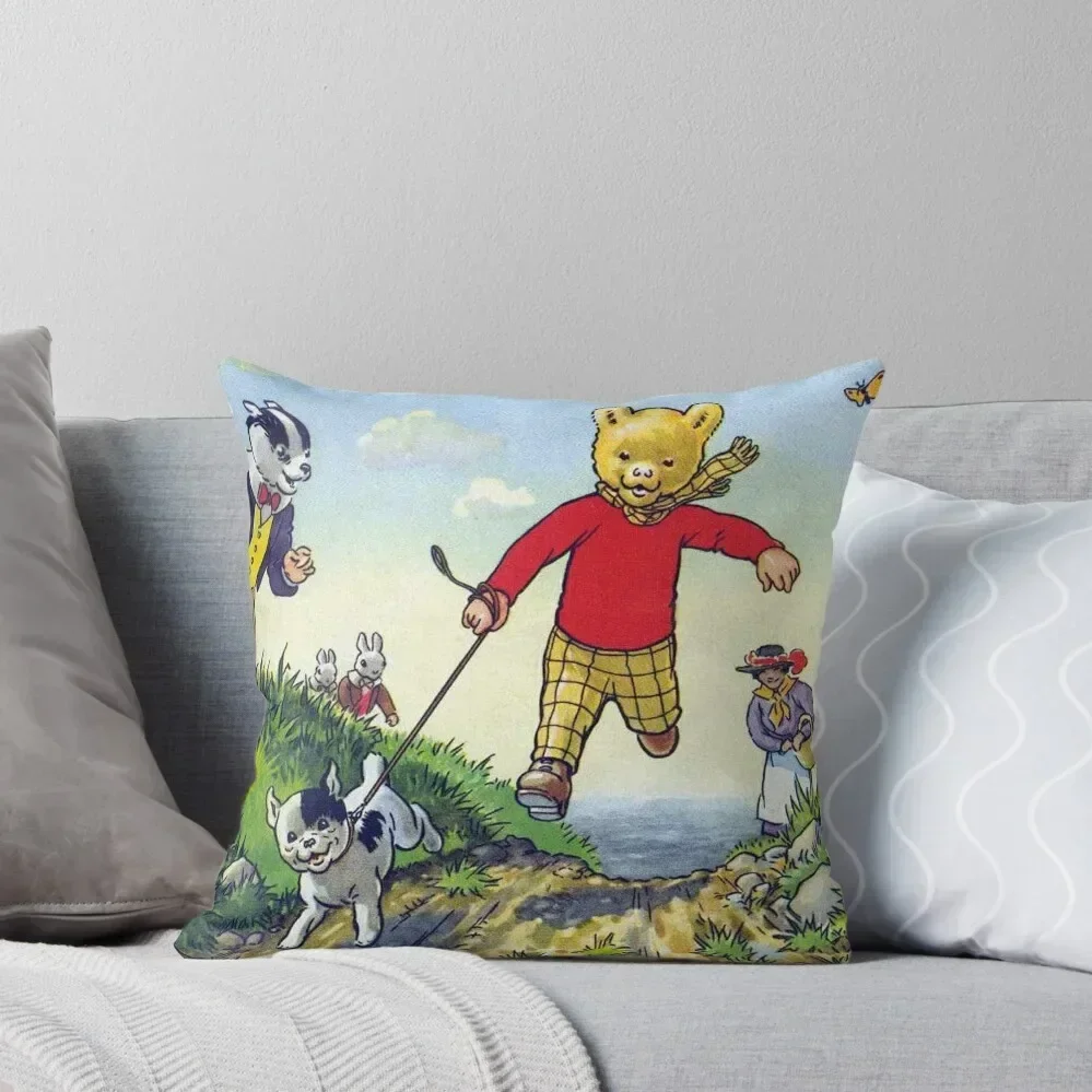 

Rupert bear Throw Pillow Decorative Sofa Cushion pillow cover christmas Sofas Covers Anime pillow
