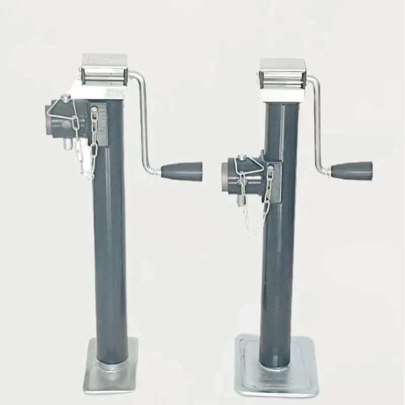 

Trailer RV parking outriggers, side-rocking trailer jacks, round tube jacks