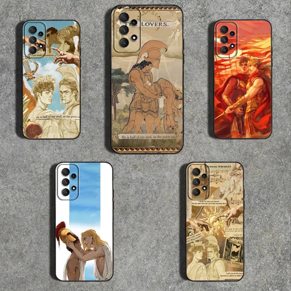 

T-The Song-O-OF Achilles Phone Case For Samsung Galaxy A 91,80,73,72,71,53,52,51,22,5G Shockproof Soft Black Cover