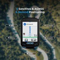 【New User Coupon】GEOID CC600 Smart Navigation Odometer Wireless Bicycle Speedometer Automatic WIFI ANT+ Bike Computer