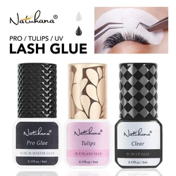 NATUHANA UV GLUE Adhesive For Eyelash Extensions Adhesive 1-3 S Fast Drying Strong False Eye Lash Glue