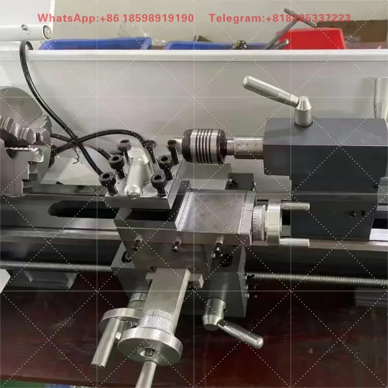Mini Variable-Speed Metal Lathe (900W, 210MMx400MM) - Digital Metal Milling Machine for Precision Metal Processing