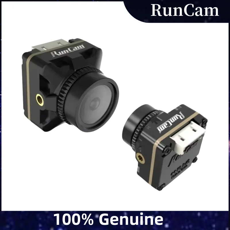 

RunCam Robin 3 1200TVL FPV Camera - 5-23V Wide Voltage 4:3 Aspect Ratio Ultra-Light 5.3g for FPV Racing Drones (19×19×19mm)