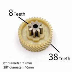 8T-38T For Bonsai X128 6129 Shredder Gear New Iron Gear Replacement Plastic Nylon Gear 8T-39T Accessories