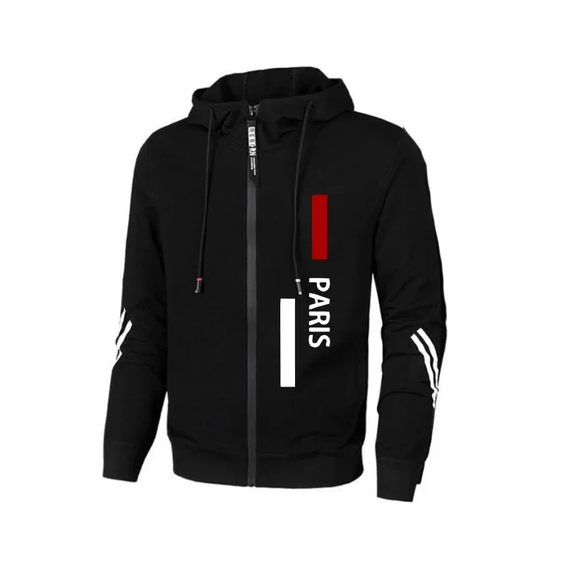 Men's Sportswear Set Size M-3XL Zippered Hoodie Casual Sportswear Pants Fashion Set, Daily Sports Jogging Men's Clothing