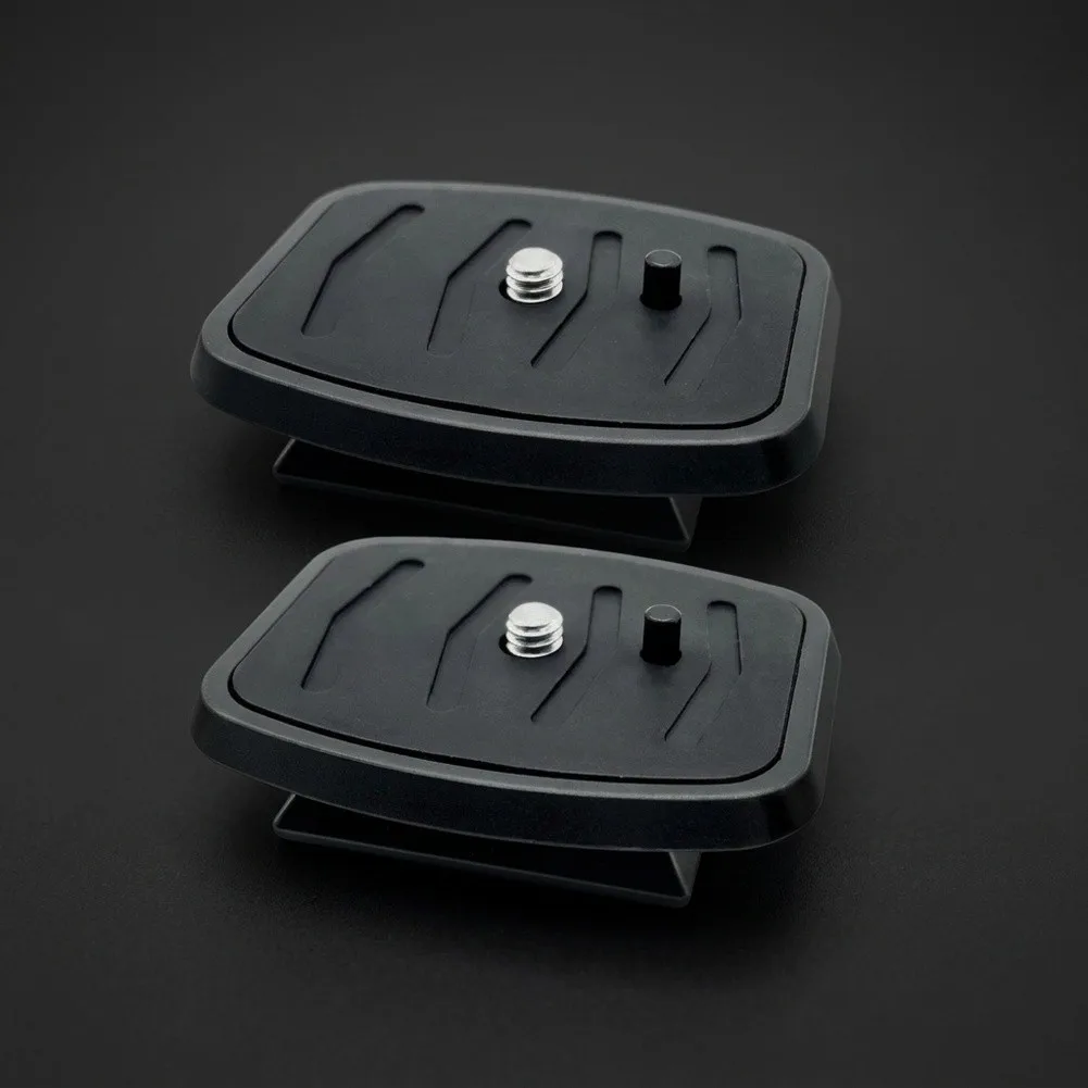 Tripod Mount For Quick Release Plate 2 pcs for MX1000 Quantaray Cameras 35mm x 35mm Square Base Aluminum Screw