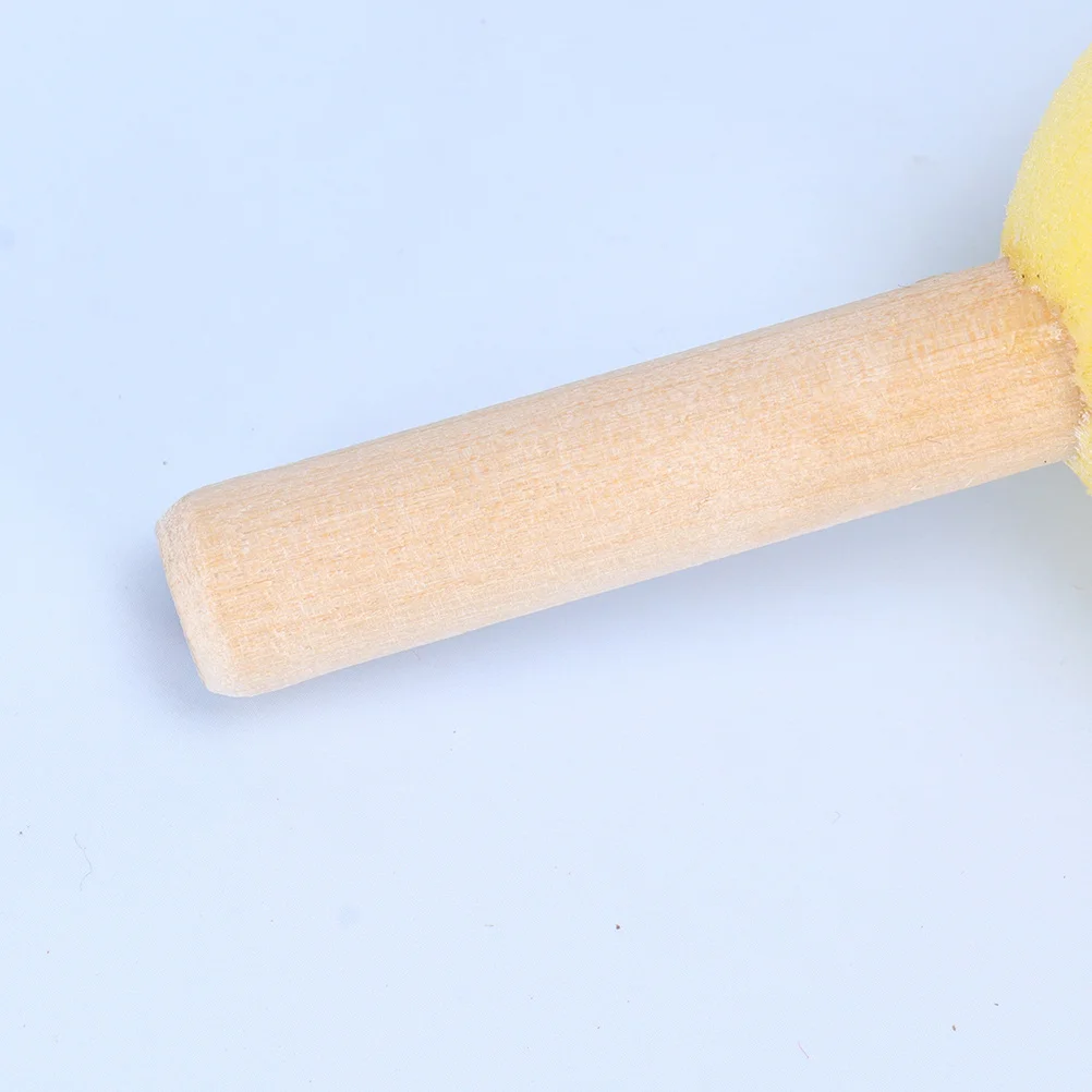 20 قطعة فرشاة رسم إسفنجية بمقبض خشبي مجموعة رسم أدوات رسم جرافيتي ذاتية الصنع لفرشاة الرسم #1