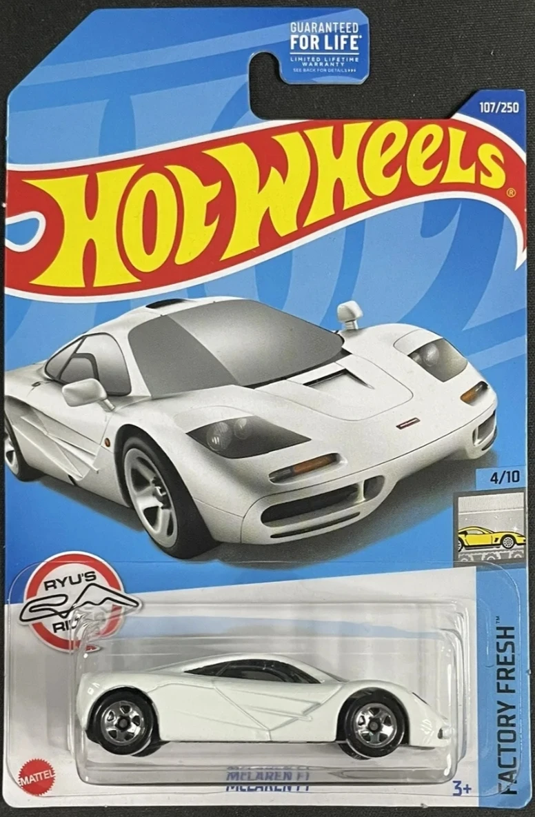 HOT WHEELS 1:64 McLaren f1 limited collection of die cast alloy trolley model ornaments