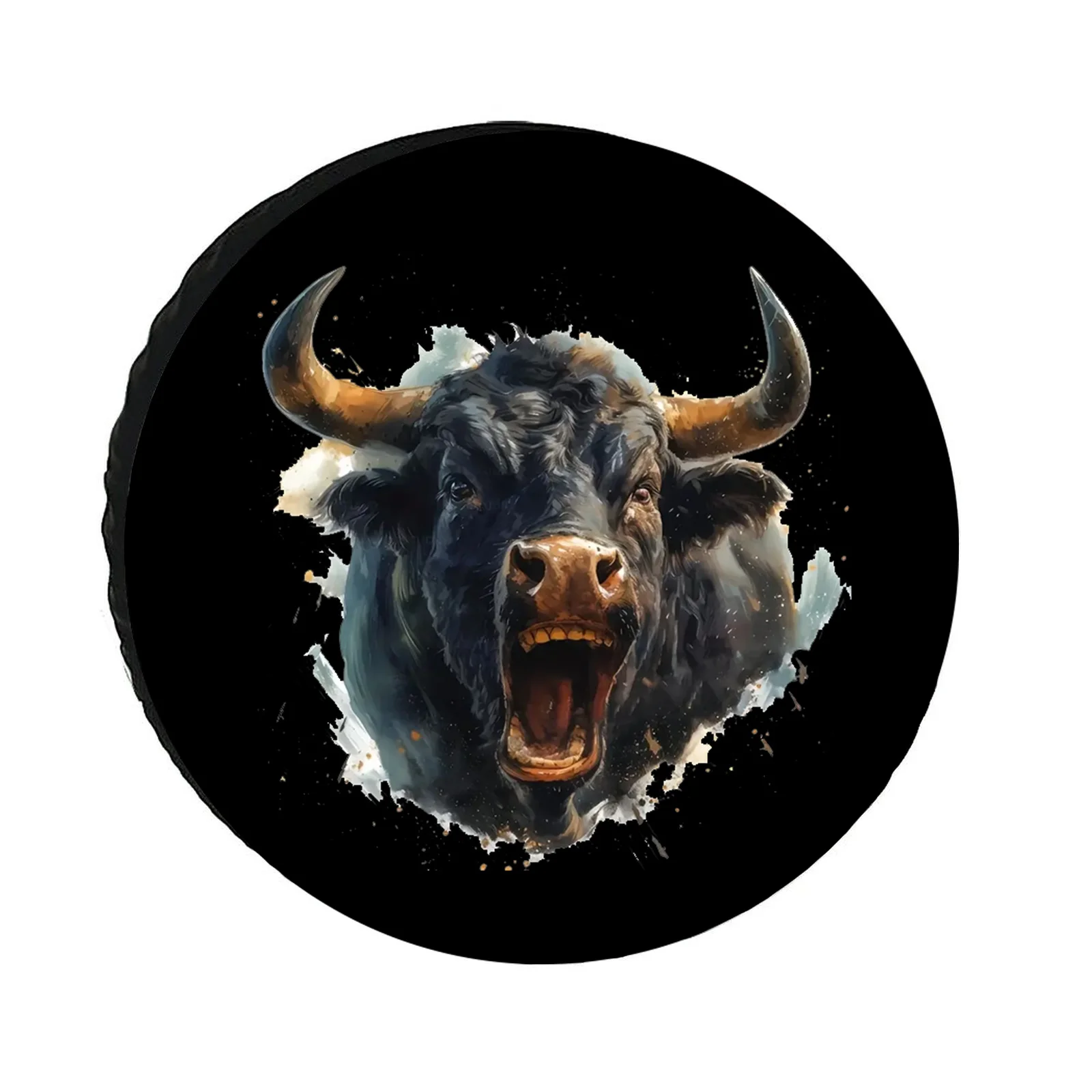 

прочный полиэстеровый спиральный чехол на колесо Bull, универсальная посадка, защита от атмосферных воздействий для автомобиля, внедорожника, грузовика, прицепа, аксессуаров для кемпера