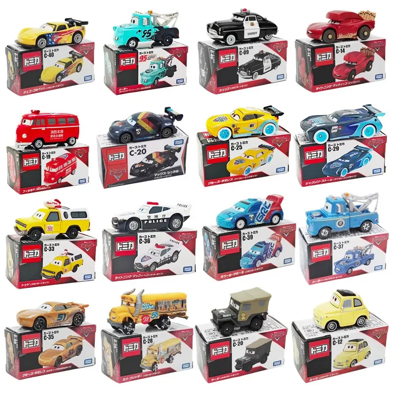 Disney pixar carros takara tomy 1:55 relâmpago mcqueen mater hudson motor de bombeiros liga diecast carro brinquedo das crianças presente