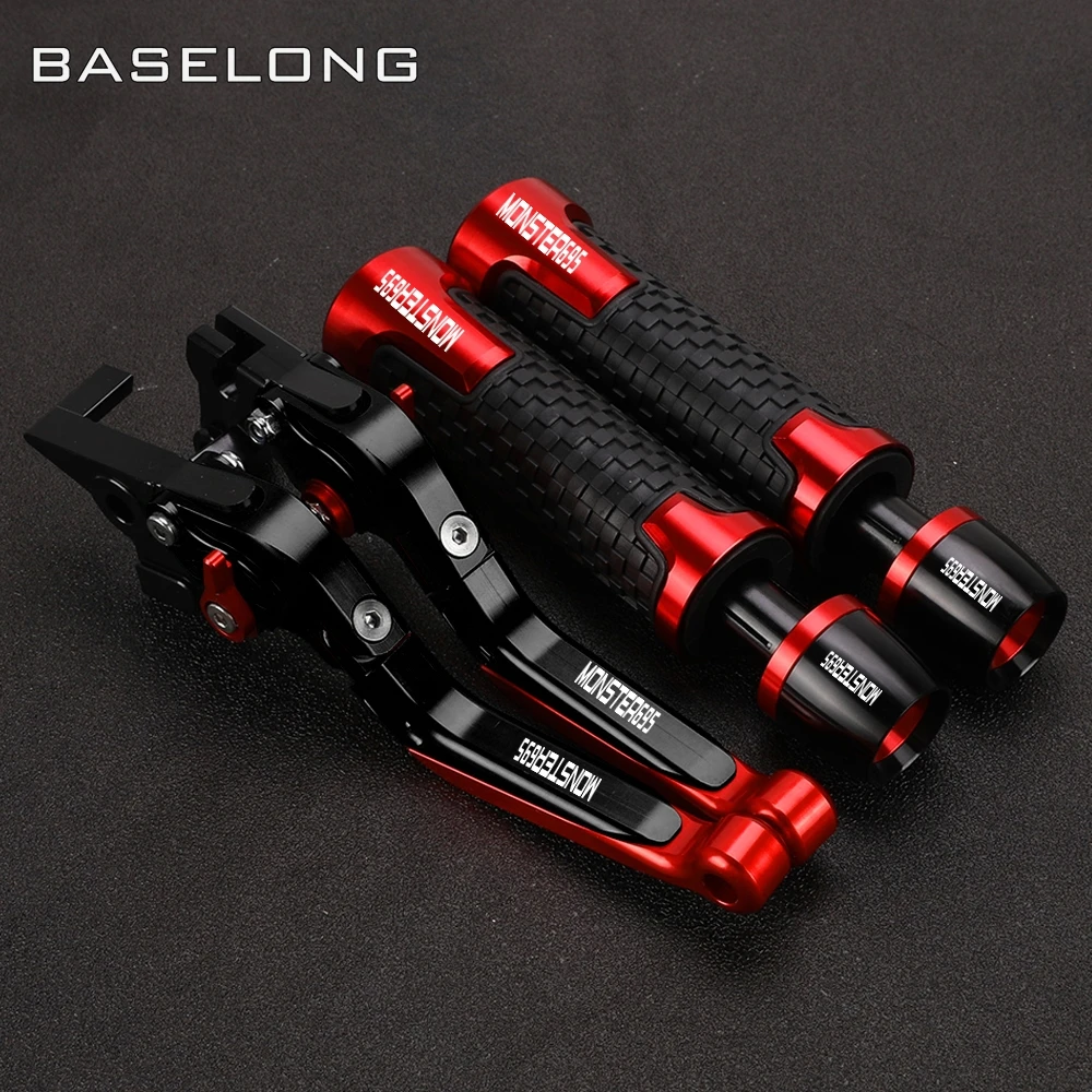 

Adjustable Brake Clutch Lever Handlebar Handle Bar Grips For DUCATI 695MONSTER 695 MONSTER 695 MONSTER695 2007 2008
