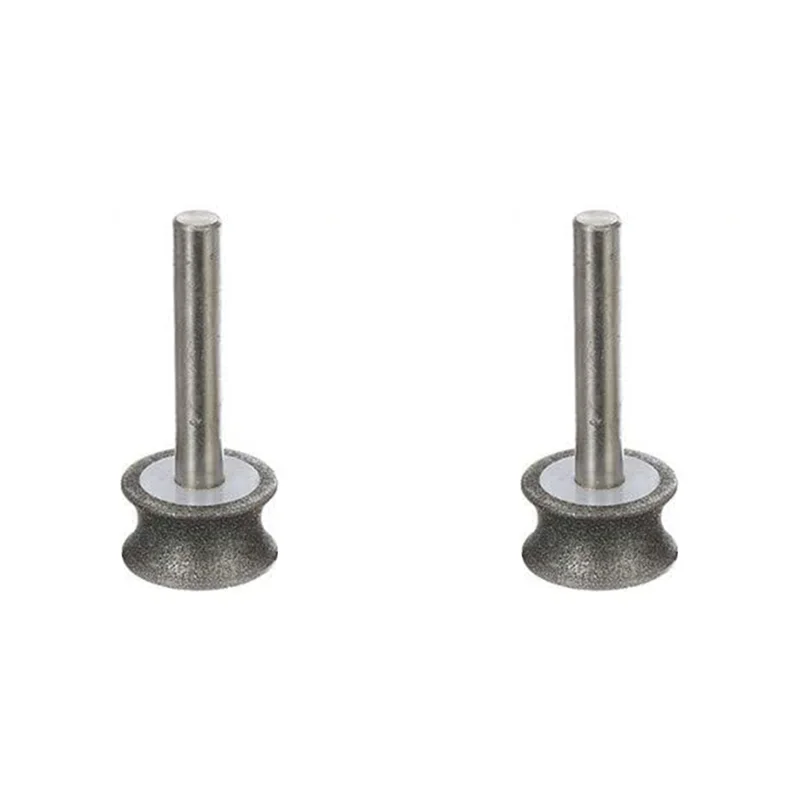AC88-2X Diamond Grinding Wheel Grinding Wheel For Glass Airplane Straight Edge Chamfer 6Mm Shank(8Mm)