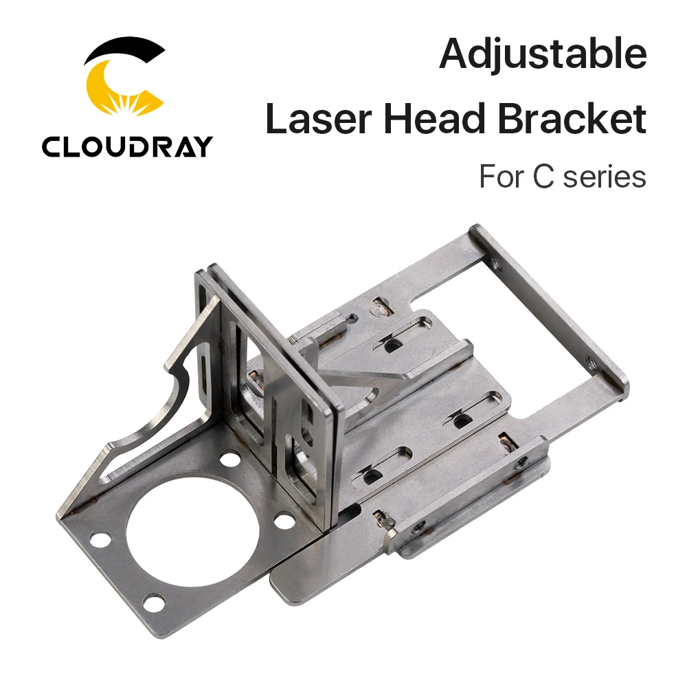 Cloudray C Series CO2 Adjustable Laser Head Bracket Metal Adjustment Base for Co2 Cutting & Engraving Machine