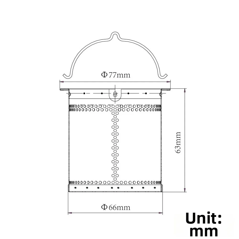 Stainless Steel Sink Strainer Basket with Tight 2mm Mesh Filter to Trap Food Particles While Allowing Fast Water Flow