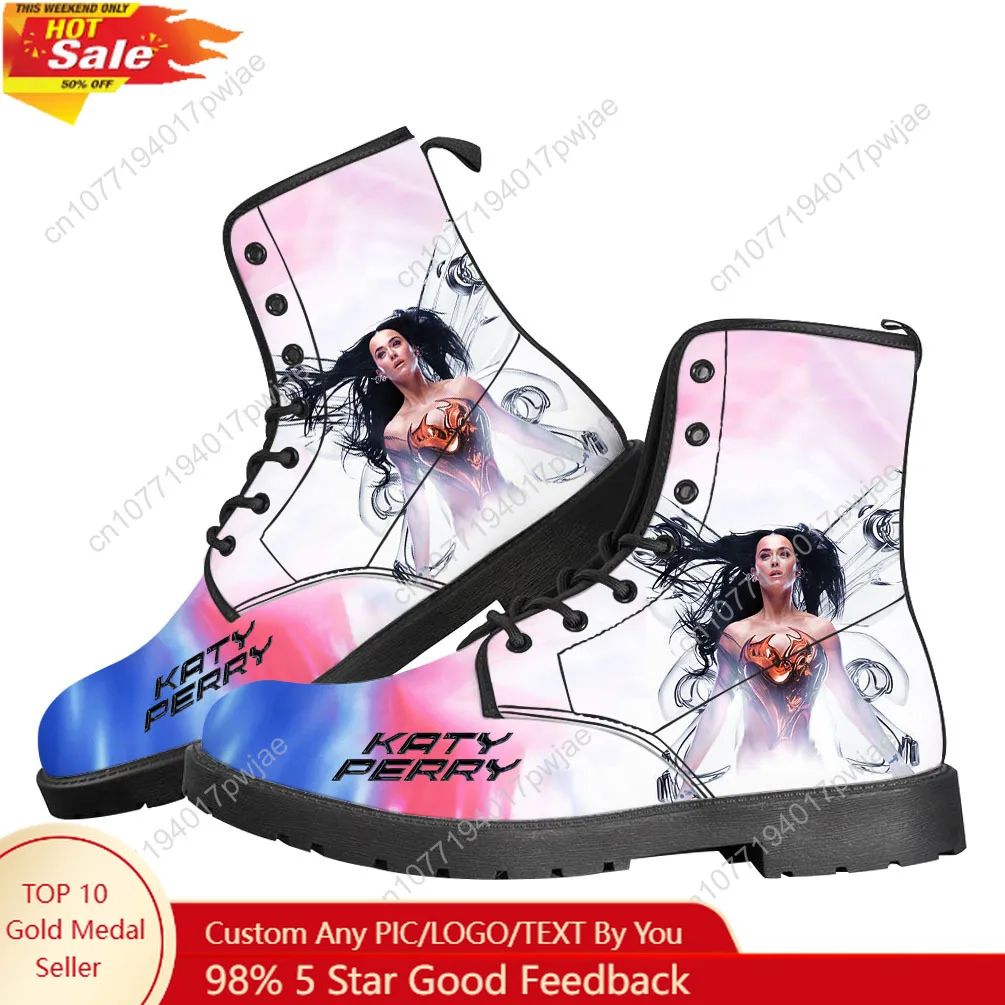 

Katy Perry Singer Casual Boots Mens Womens Shoes Retro Street 3D Lightweight water proof Boot Outdoor Customize Made Boots
