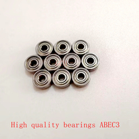 10PCS 5X8X3mm Motor bearing MR85 ZZ W3 ABEC3 5x8x3