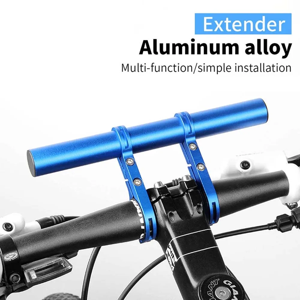 10/20/30cm Bicycle Handlebar Extended Bracket MTB Headlight Mount Extented Bar Road Mountain Bike Handlebar Extender Rack Parts