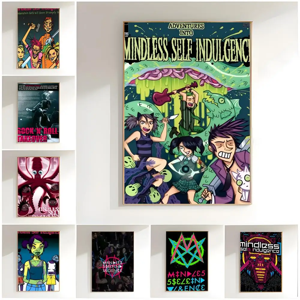 Mindless Self Indulgence Poster Premium Wall Decor Modern Home Poster Unframed