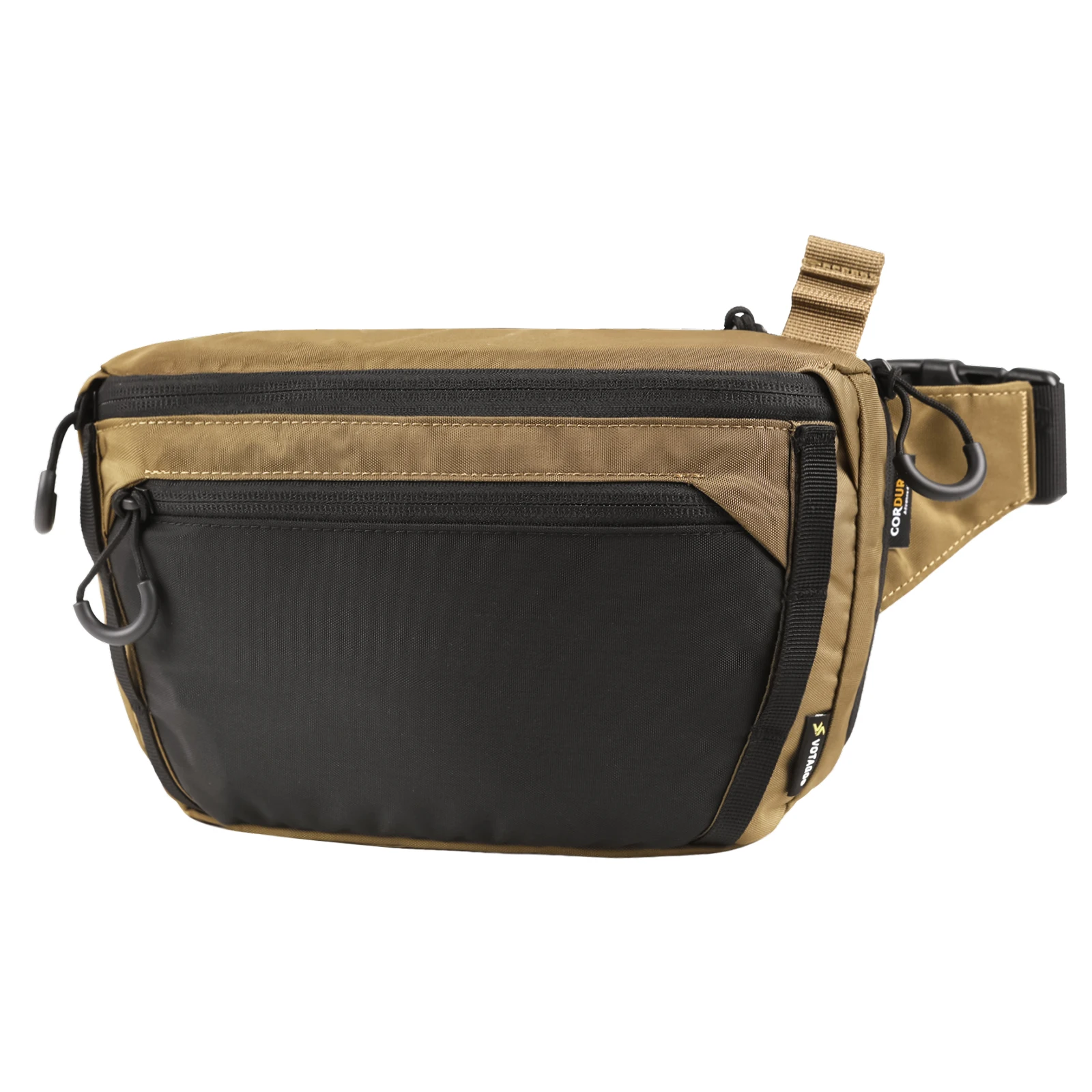 Torba taktyczna VOTAGOO do noszenia ukrytego, ukrytego noża, saszetka biodrowa Cordura, kabura na pistolet, torba na ramię, torba crossbody do noszenia na co dzień — 2