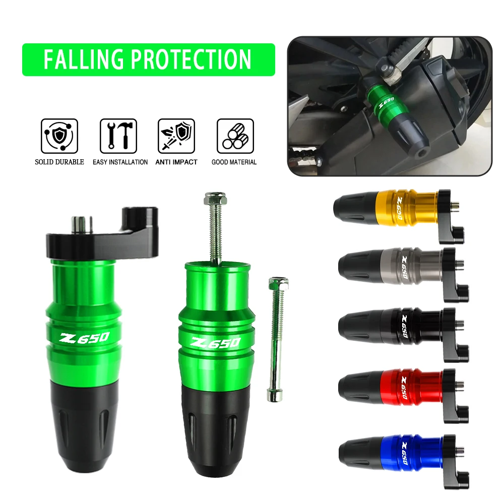 

For Kawasaki Z650 Z 650 NINJA650 2017-2024 2023 2022 Motorcycle Accessories Exhaust Frame Sliders Crash Pads Falling Protector