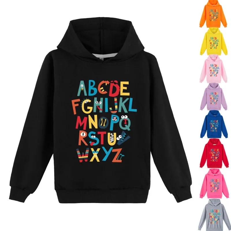 

Alphabet Lore Children's Clothing Alphabet Lore Children's Clothing Sweatshirt Hoodie Sweatshirt Trendy