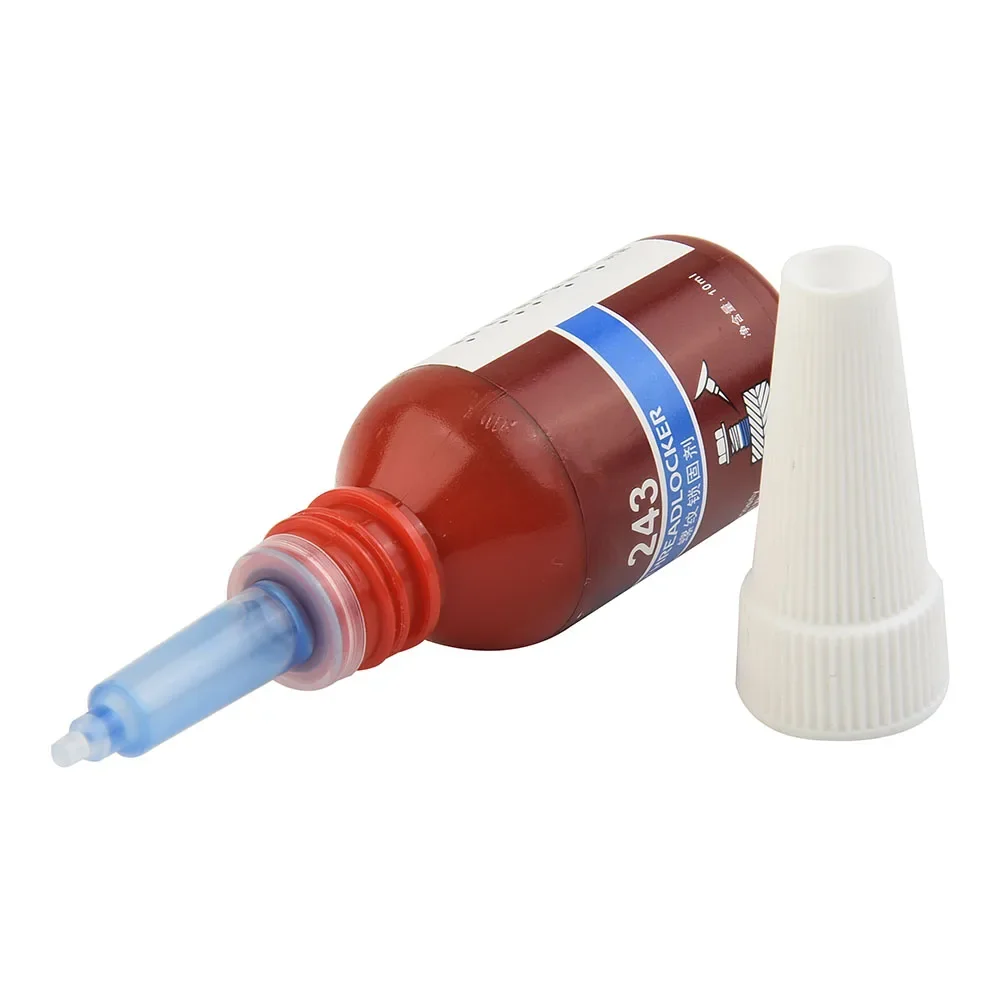 10ml Threadlocker 243 Threadlocker a media resistenza colla adesiva anaerobica agente di bloccaggio del filo sigillante antiscivolo antiscivolo