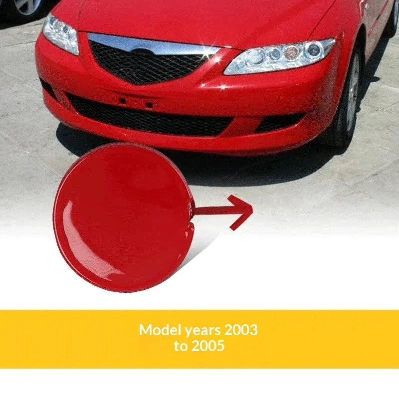 Suitable for 03-16 Mazda 6 Coupe Trailer Cover, Bumper Cover, Trailer Hook Cover, Painted Tow Cover