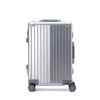 All-aluminum-magnesium alloy trolley suitcase, spinner wheel, aluminum alloy suitcase, metal box, password boarding suitcase 2
