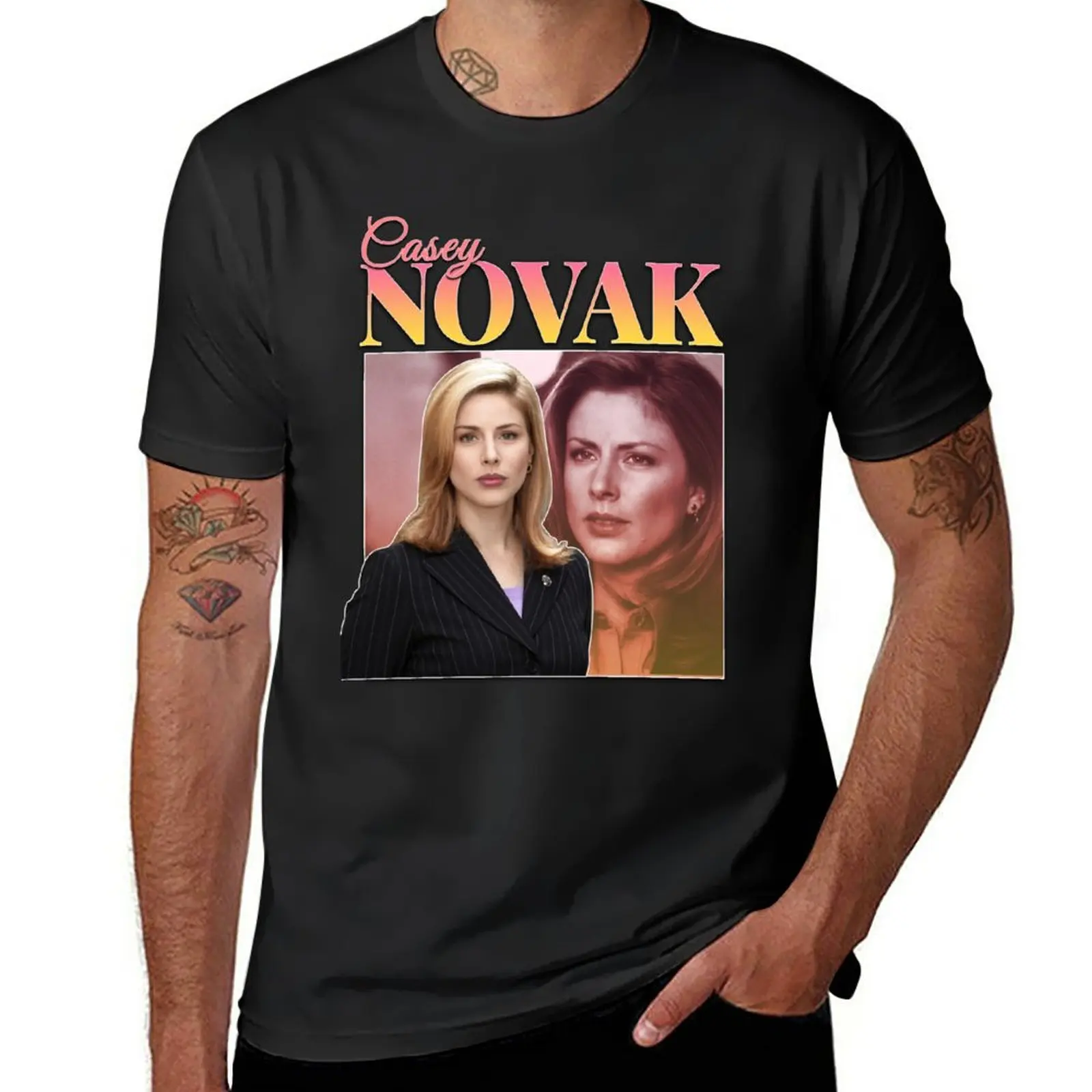 New Casey Novak 90s Inspired Vintage Homage T-Shirt blank t shirts plain t-shirt Tee shirt t shirts for men graphic