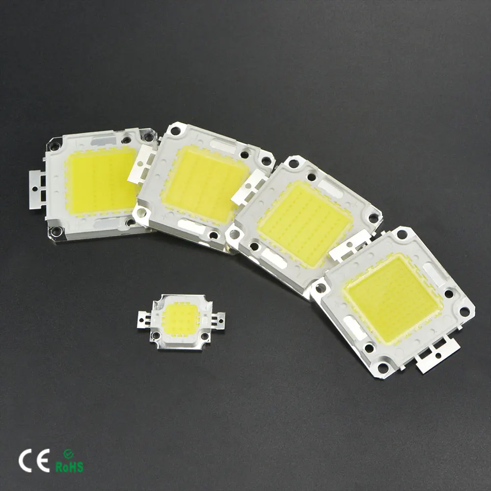 10 sztuk LED CHIP zintegrowane koraliki do lampy dużej mocy 10W 20W 100W biały/ciepły biały reflektor żarówka 3000K-6500K 9-12V 30-36V