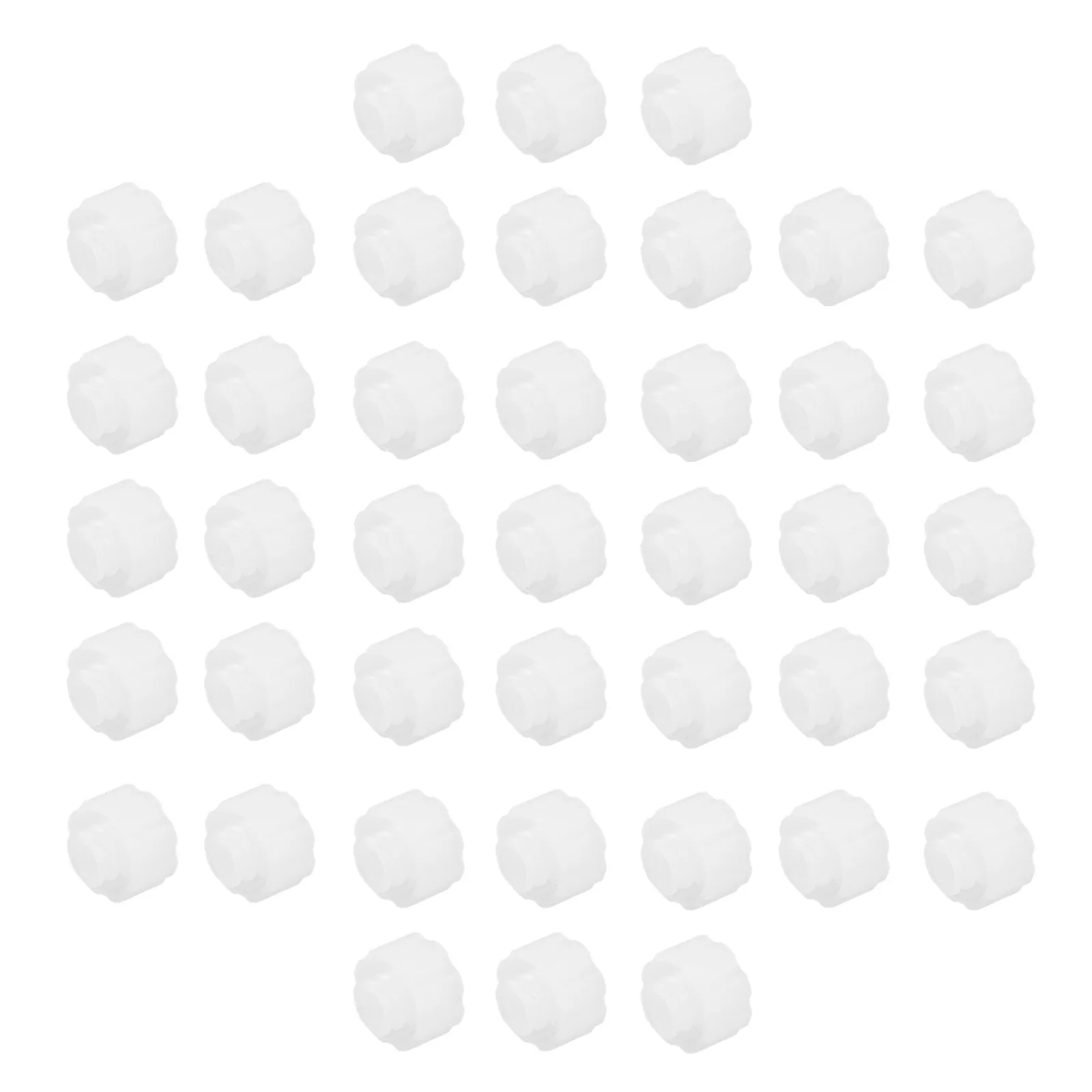 100Pcs Luer Lock Syringe Caps Airtight Screw-on Sealing Stopper Easy Grip Plastic Lab Accessories for Glue Paint Ink Perfume