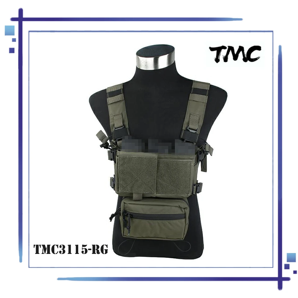 TMC Lightweight Modular SS Tactical Chest Hanger Complete Set RG TMC3115