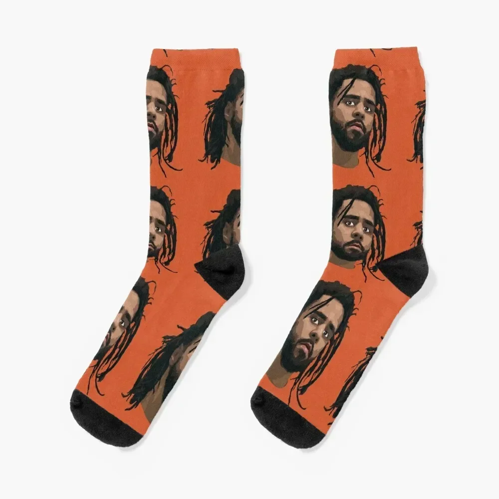 

J Cole Socks winter gifts gym Women Socks Men's