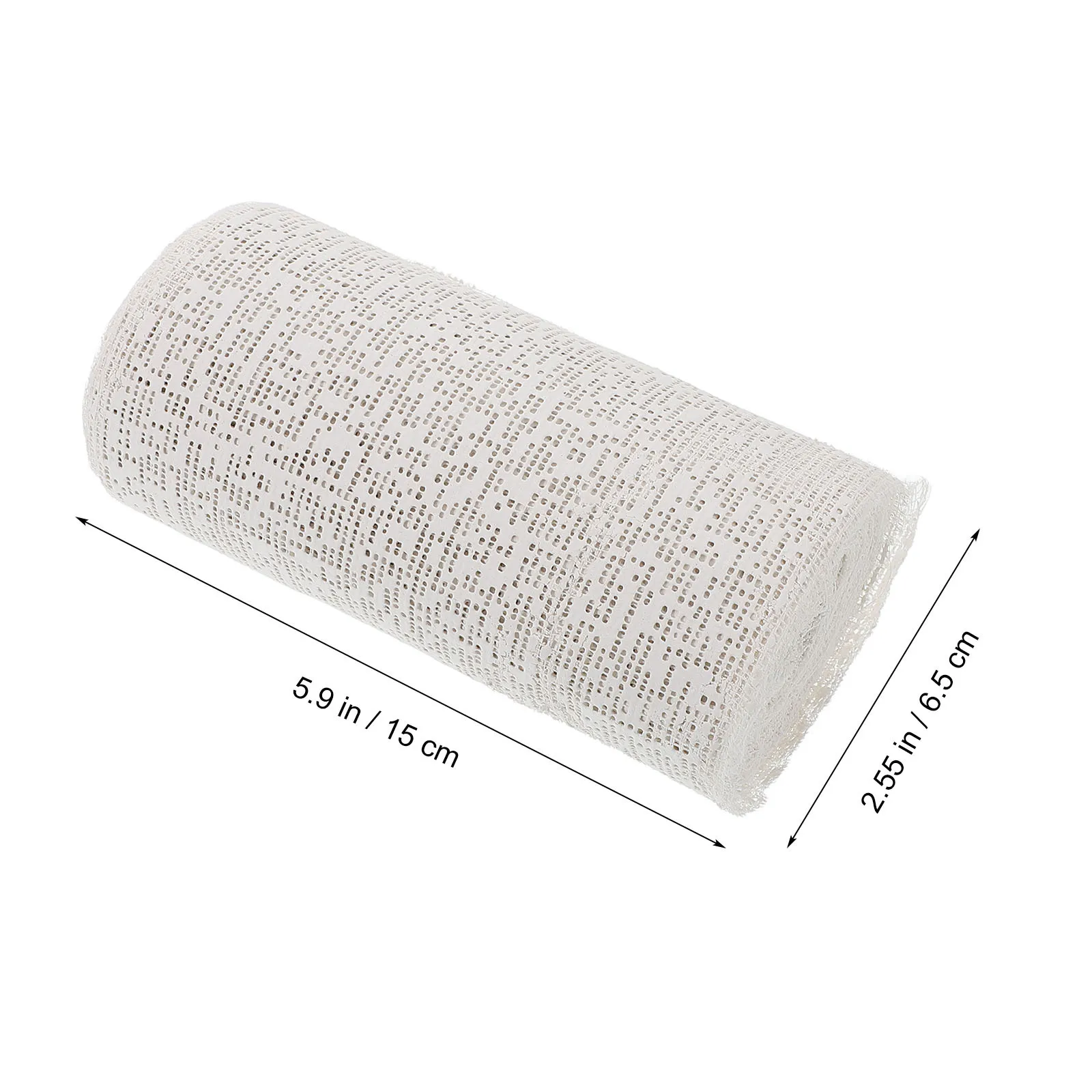 1 لفة قماش الجص لصب ضمادات الشاش طاولة الرمل مشهد صنع قناع التفاف شرائط صب الورق #4