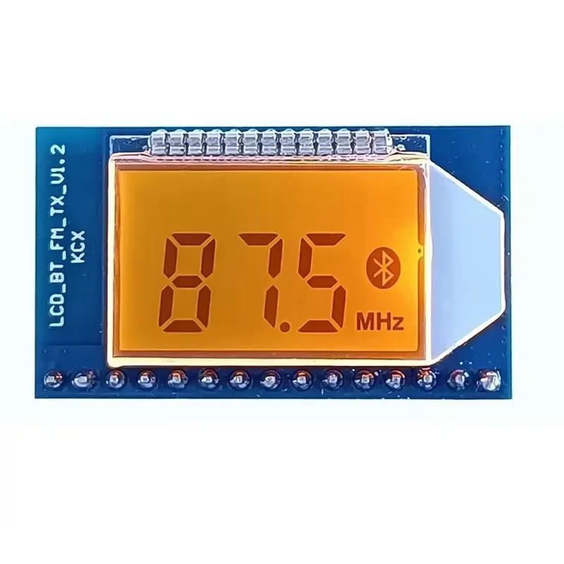 FM Stereo Audio Transmitter Circuit Board Module Bluetooth Forwarding Distance 500m 76-108MHz FM Station Digital Display