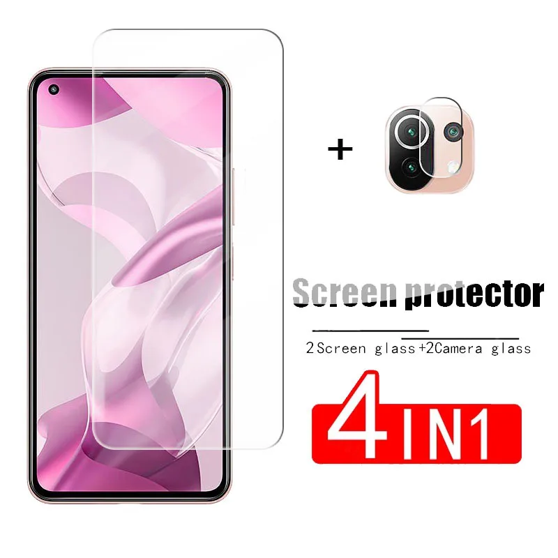 

Full Gule Tempered Glass For Xiaomi 11 Lite 5G NE Glass Mi 11 Lite 11T Pro Screen Protector Lens Film For Xiaomi Mi 11 Lite