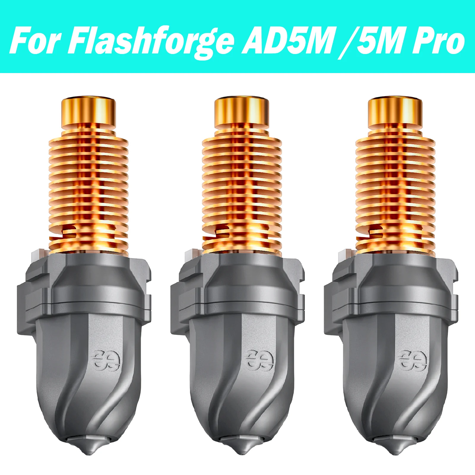 

Для Flashforge Adventurer 5M Series сопла в сборе Hotend 0,25 мм/0,4 мм/0,6 мм/0,8 мм высокоскоростные сопла аксессуары для 3D-принтеров