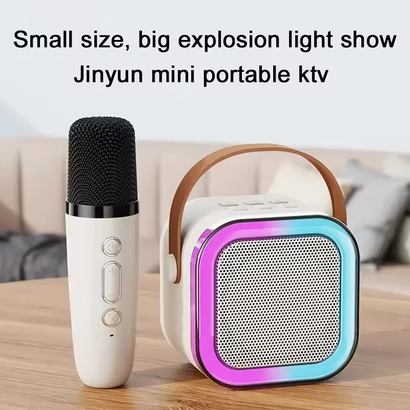 Xiaomi K12 Bluetooth Karaoke Machine Portable 5.3 PA Speaker System with 2 Wireless Microphones Home Family Singing Kid\'s Gifts